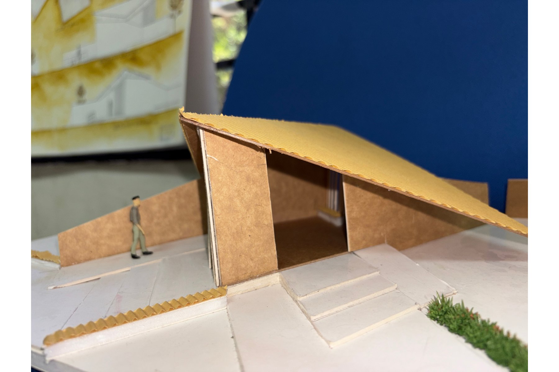 Handcrafted physical architectural model for The Glimpse